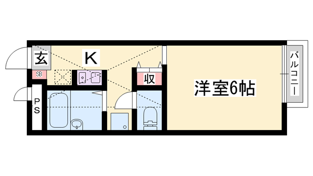 レオパレスFUJIWARAの間取り