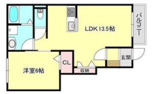カーサシエルの間取り