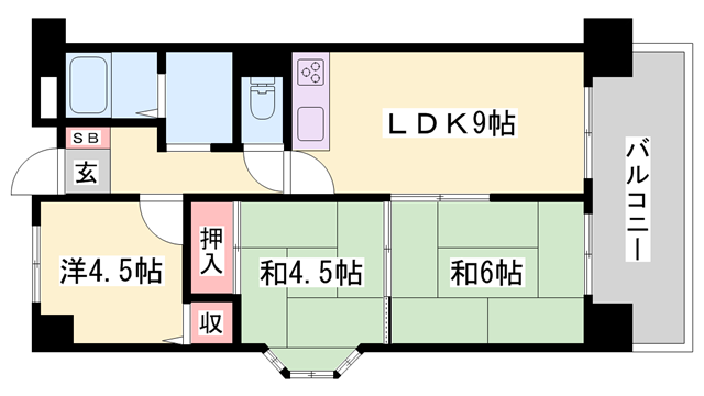 ファミールハイツの間取り